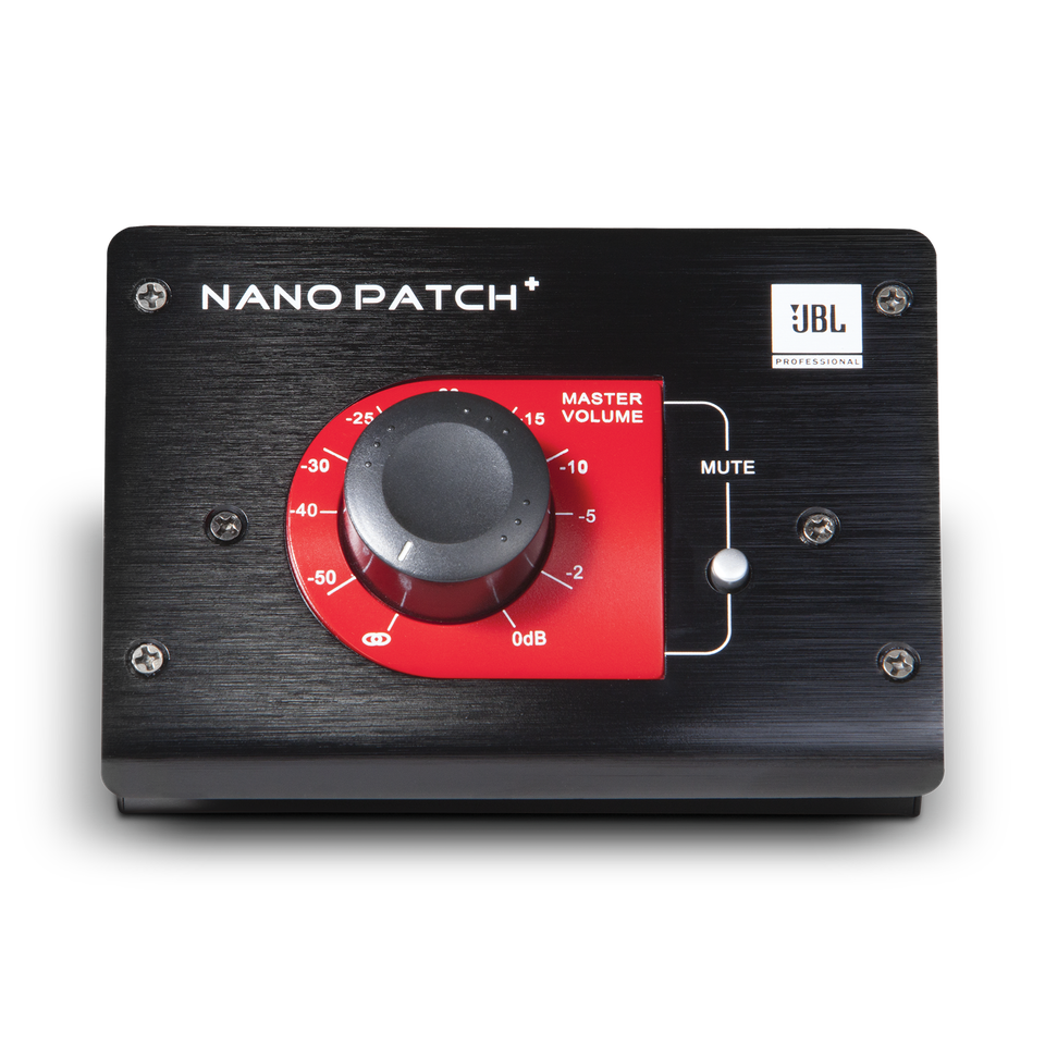 JBL Nano Patch+ - Black - Compact 2 Channel Passive Volume Controller - Hero