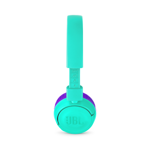 JBL JR300BT - Teal - Kids Wireless on-ear headphones - Detailshot 1