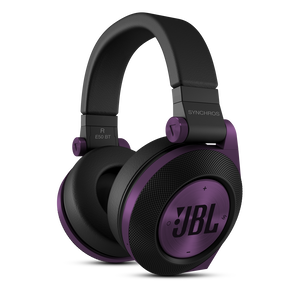 Synchros E50BT - Purple - Over-ear, Bluetooth headphones with ShareMe music sharing - Detailshot 1