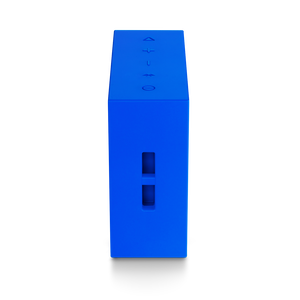 JBL GO+ - Blue - Portable Bluetooth® Speaker - Detailshot 1