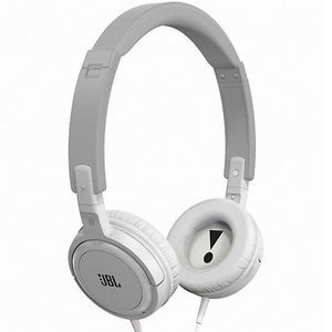 T300A - White - On-ear headphones with a single button remote/mic that come in a variety of colors - Hero