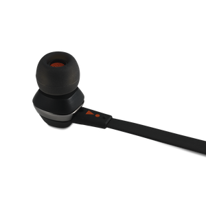J22 - Black - High-performance & Stylish In-Ear Headphones - Detailshot 1