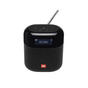 JBL Tuner XL FM - Black - Portable powerful FM radio with Bluetooth - Front