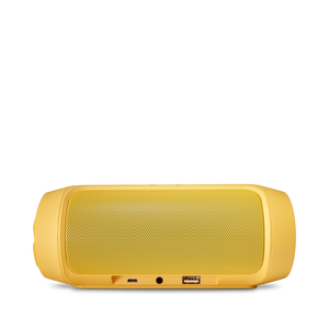 JBL Charge 2+ - Yellow - Splashproof Bluetooth Speaker with Powerful Bass - Back