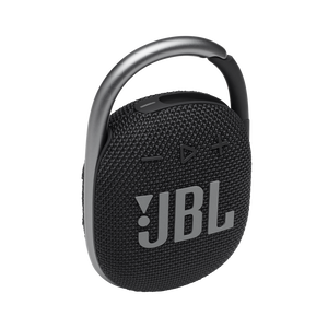 JBL Clip 4 - Black - Ultra-portable Waterproof Speaker - Hero