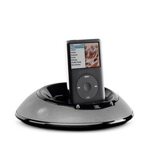 JBL On Stage III - Black - Portable Loudspeaker Dock For iPod - Hero