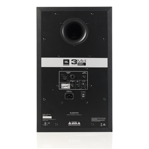 JBL 308P MkII (B-Stock) - Black - Powered 8" Two-Way Studio Monitor - Back