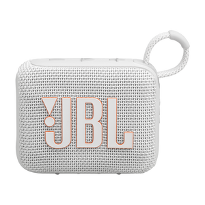 JBL Go 4 - White - Ultra-Portable Bluetooth Speaker - Front