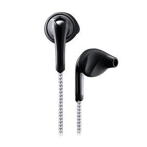 Signature Series ITX-1000 - Black - In-the-ear, sport earphones featuring  reflective woven cords. - Hero