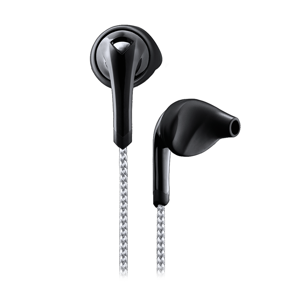 Signature Series ITX-1000 - Black - In-the-ear, sport earphones featuring  reflective woven cords. - Hero
