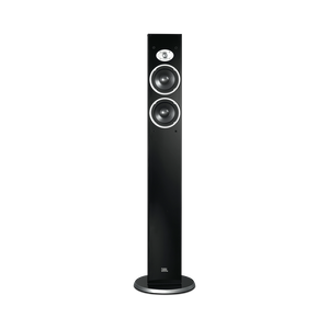 CST56 - Black - Two-way, dual 5" (130mm) Cinema Sound floorstanding loudspeaker - Front