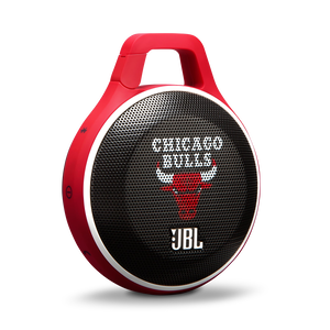 JBL Clip NBA Edition - Bulls - Red - Ultra-portable Bluetooth speaker with integrated carabiner - Detailshot 1