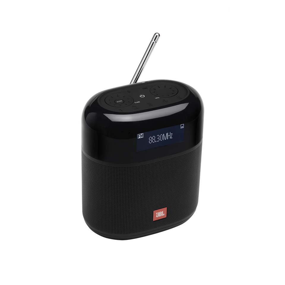 JBL Tuner XL FM - Black - Portable powerful FM radio with Bluetooth - Hero