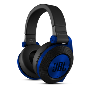 Synchros E50BT - Blue - Over-ear, Bluetooth headphones with ShareMe music sharing - Detailshot 1
