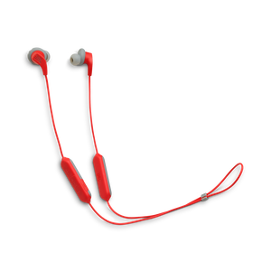 JBL Endurance RUNBT - Red - Sweatproof Wireless In-Ear Sport Headphones - Hero
