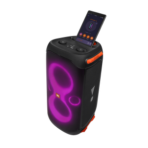 JBL Partybox 110 - Black - Portable party speaker with 160W powerful sound, built-in lights and splashproof design. - Detailshot 2