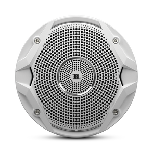 MS 6510 - White - 6" Dual Cone, 150W Marine Speaker - Front