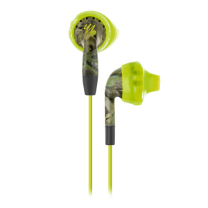 Inspire® 100 Mossy Oak - Green - In-the-ear, sport earphones feature TwistLock® Technology - Hero