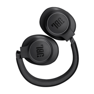JBL Live 770NC - Black - Wireless Over-Ear Headphones with True Adaptive Noise Cancelling - Detailshot 5