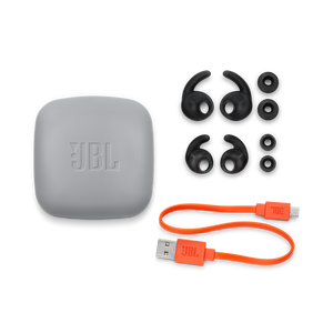 JBL REFLECT MINI 2 - Black - Lightweight Wireless Sport Headphones - Detailshot 5