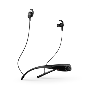 JBL®  Everest™ Elite 100 - Black - In-Ear Wireless NXTGen Active noise-cancelling Headphones - Hero