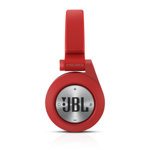 Synchros E40BT - Red - On-ear, Bluetooth headphones with ShareMe music sharing - Detailshot 1