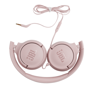 JBL Tune 500 - Pink - Wired on-ear headphones - Detailshot 1