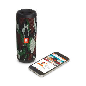 JBL Flip 4 Special Edition - Squad - A full-featured waterproof portable Bluetooth speaker with surprisingly powerful sound. - Detailshot 2