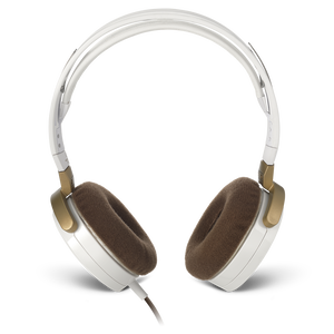 Tim McGraw On Ear Headphones - Gold/White - High-performance On-Ear Headphones designed by Tim McGraw - Front