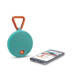 JBL Clip 2 - Teal - Portable Bluetooth speaker - Detailshot 1