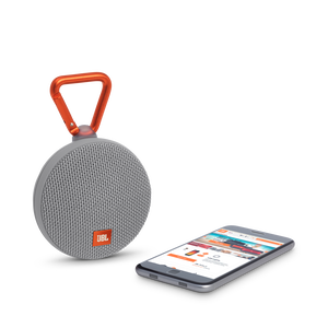 JBL Clip 2 - Grey - Portable Bluetooth speaker - Detailshot 1