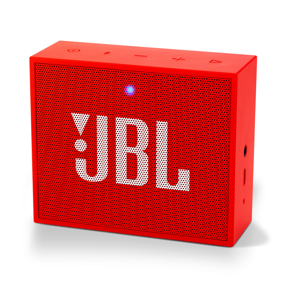 JBL GO+ - Red - Portable Bluetooth® Speaker - Hero