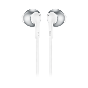 JBL Tune 205BT - Silver - Wireless Earbud headphones - Back