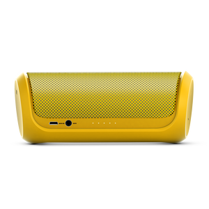 JBL Flip 2 - Yellow - Portable wireless speaker with 5-hour battery and speakerphone technology - Back