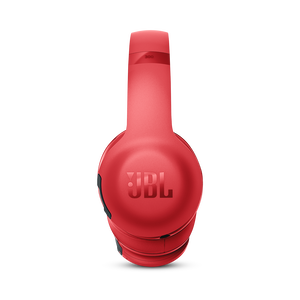 JBL®  Everest™ 300 - Red - On-ear Wireless Headphones - Detailshot 3