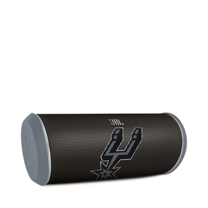 JBL Flip 2 NBA Edition - Spurs - Black - Portable Bluetooth Speaker with Microphone & USB Charging - Hero
