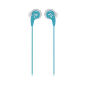 JBL Endurance RUN - Teal - Sweatproof Wired Sport In-Ear Headphones - Front