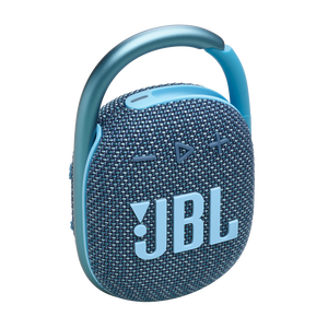 JBL Clip 4 Eco - Blue - Ultra-portable Waterproof Speaker - Hero