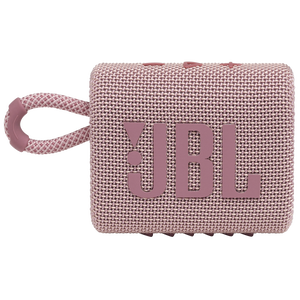 JBL Go 3 - Pink - Portable Waterproof Speaker - Front