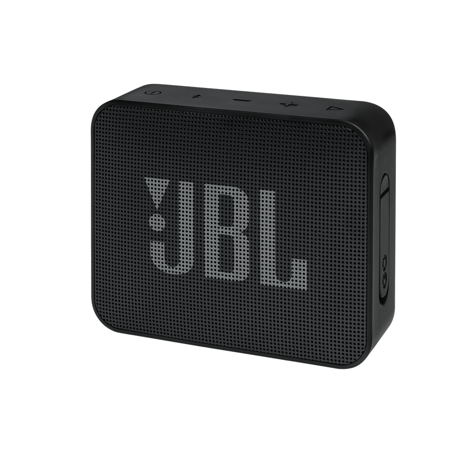 JBL Go Essential - Black - Portable Waterproof Speaker - Hero