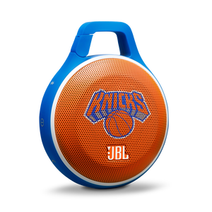 JBL Clip NBA Edition - Knicks - Orange - Ultra-portable Bluetooth speaker with integrated carabiner - Detailshot 1