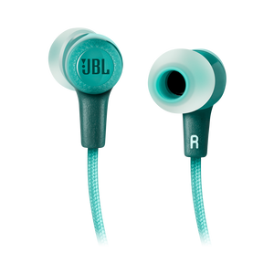 E25BT - Teal - Wireless in-ear headphones - Detailshot 1