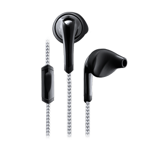 Signature Series ITX-2000 - Dark Black - In-the-ear, sport earphones featuring  reflective woven cords. - Hero