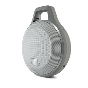JBL Clip - Grey - Ultra portable rechargeable Bluetooth speaker with carabiner - Detailshot 1