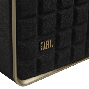 JBL Authentics 300 - Black - Portable smart home speaker with Wi-Fi, Bluetooth and voice assistants with retro design. - Detailshot 3