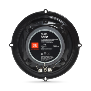 Club 6522 - Black - 6-1/2" (160mm) coaxial car speaker - Back
