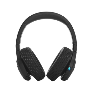 UA Project Rock Over-Ear Training Headphones - Engineered by JBL - Black - Over-Ear ANC Sport Headphones - Back