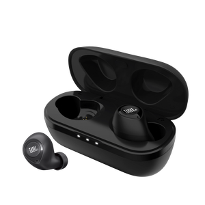 JBL C100TWS - Black - True wireless in-ear headphones. - Detailshot 3