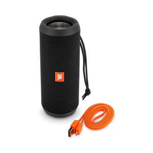 JBL Flip 3 Stealth Edition - Black - Portable Bluetooth® speaker - Detailshot 1