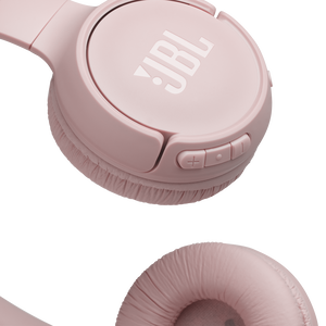 JBL Tune 560BT - Pink - Wireless on-ear headphones - Detailshot 1